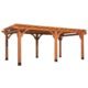 Backyard Discovery Beaumont 20ft x 12ft Cedar Pergola Premium Wood Design