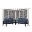 Backyard Discovery Ridgedale Cedar Pergola with Built-In Conversation Seating